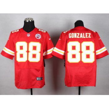 Nike Kansas City Chiefs #88 Tony Gonzalez Red Elite Jersey