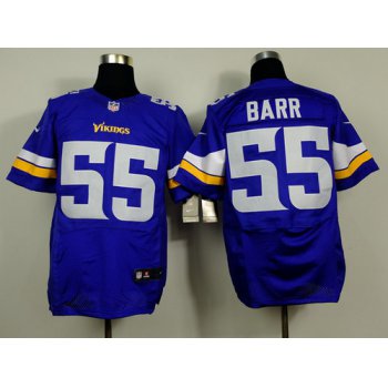 Nike Minnesota Vikings #55 Anthony Barr 2013 Purple Elite Jersey