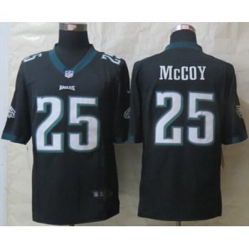 Nike Philadelphia Eagles #25 LeSean McCoy Black Limited Jersey