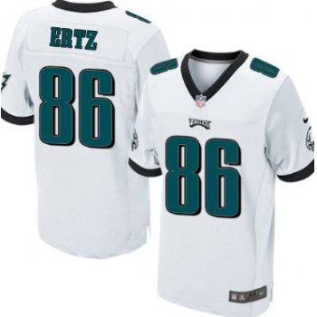 Nike Philadelphia Eagles #86 Zach Ertz White Elite Jersey