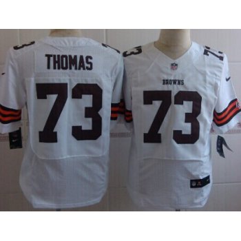 Nike Cleveland Browns #73 Joe Thomas White Elite Jersey