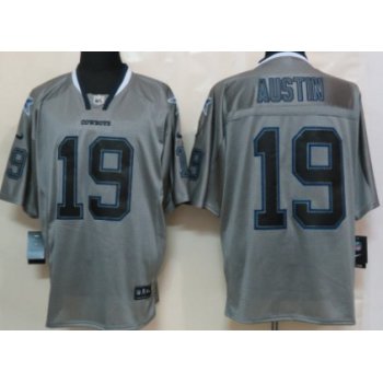 Nike Dallas Cowboys #19 Miles Austin Lights Out Gray Elite Jersey