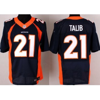 Nike Denver Broncos #21 Aqib Talib 2013 Blue Elite Jersey