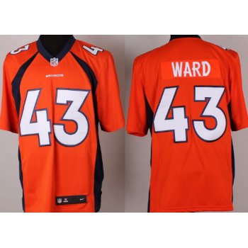 Nike Denver Broncos #43 T.J. Ward 2013 Orange Game Jersey