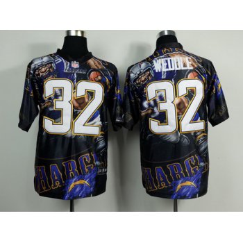 Nike San Diego Chargers #32 Eric Weddle 2014 Fanatic Fashion Elite Jersey