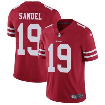 Nike 49ers 19 Deebo Samuel Red Vapor Untouchable Limited Jesey