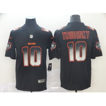 Nike Bears 10 Mitchell Trubisky Black Arch Smoke Vapor Untouchable Limited Jersey