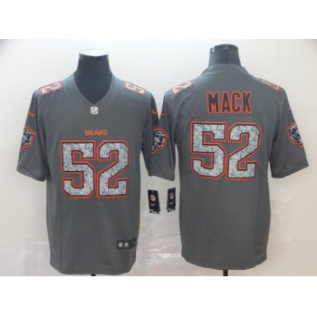 Nike Bears 52 Khalil Mack Gray Camo Vapor Untouchable Limited Jersey