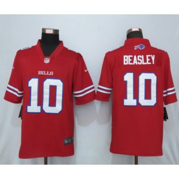 Nike Bills 10 Cole Beasley Red Color Rush Limited Jersey