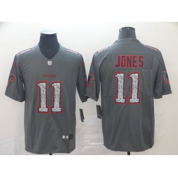 Nike Falcons 11 Julio Jones Gray Camo Vapor Untouchable Limited Jersey