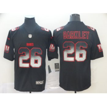 Nike Giants 26 Saquon Barkley Black Arch Smoke Vapor Untouchable Limited Jersey