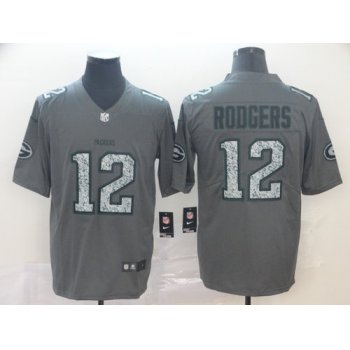 Nike Packers 12 Aaron Rodgers Gray Camo Vapor Untouchable Limited Jersey