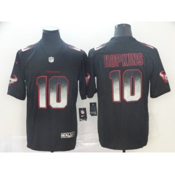 Nike Texans 10 DeAndre Hopkins Black Arch Smoke Vapor Untouchable Limited Jersey