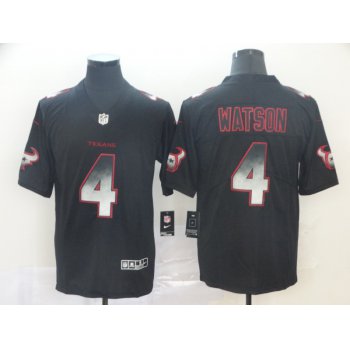 Nike Texans 4 Deshaun Watson Black Arch Smoke Vapor Untouchable Limited Jersey