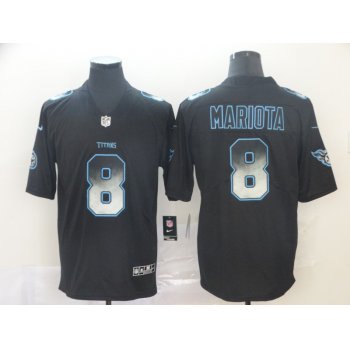 Nike Titans 8 Marcus Mariota Black Arch Smoke Vapor Untouchable Limited Jersey