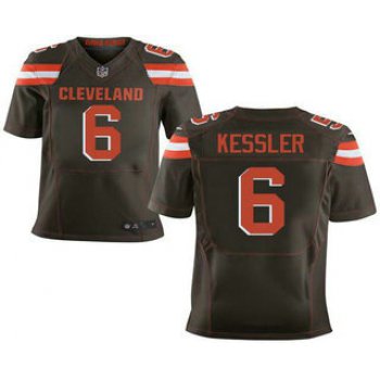 Men's Cleveland Browns #6 Cody Kessler Brown Team Color Stitched NFL New Elite Jersey