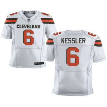 Men's Cleveland Browns #6 Cody Kessler White Men's Stitched NFL New Elite Jersey