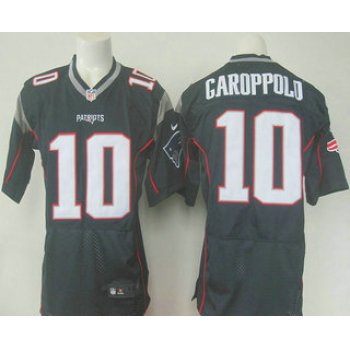 Men's New England Patriots #10 Jimmy Garoppolo NEW Navy Blue Team Color Stitched NFL Nike Elite Jersey