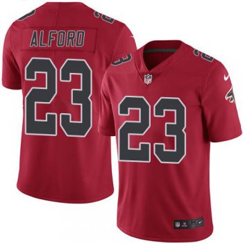 Nike Falcons #23 Robert Alford Red Men's Stitched NFL Limited Rush Jersey