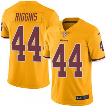 Nike Redskins #44 John Riggins Gold Men's Stitched NFL Limited Rush Jersey