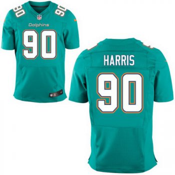 Men's 2017 NFL Draft Miami Dolphins #90 Charles Harris Green Team Color Stitched NFL Nike Elite Jersey