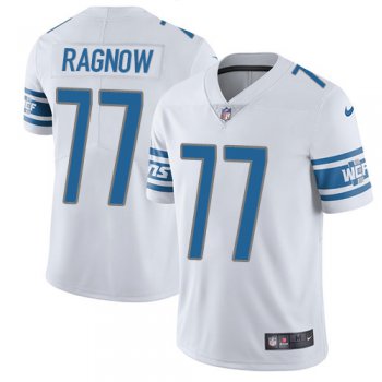 Nike Detroit Lions #77 Frank Ragnow White Men's Stitched NFL Vapor Untouchable Limited Jersey