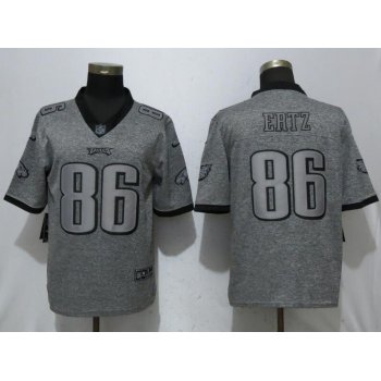 Nike Philadelphia Eagles #86 Zach Ertz Gray Gridiron Gray Vapor Untouchable Limited Jersey