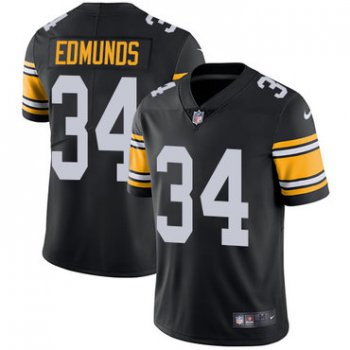 Nike Pittsburgh Steelers #34 Terrell Edmunds Black Team Color Men's Stitched NFL Vapor Untouchable Limited Jersey