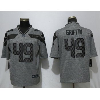 Nike Seattle Seahawks 49 Shaquem Griffin Gray Gridiron Gray Vapor Untouchable Limited Jersey