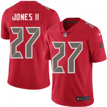 Nike Tampa Bay Buccaneers #27 Ronald Jones II Red Men's Stitched NFL Limited Rush Jersey