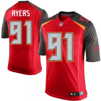 Men's Tampa Bay Buccaneers #91 Robert Ayers Red Team Color NFL Nike Elite Jersey