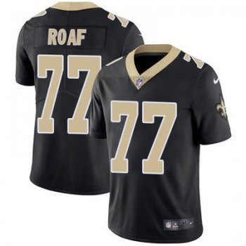 Nike New Orleans Saints #77 Willie Roaf Black Team Color Men's Stitched NFL Vapor Untouchable Limited Jersey