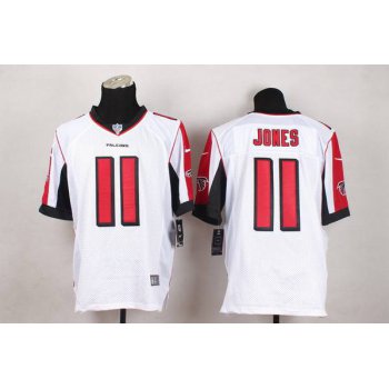 Men's Atlanta Falcons #11 Julio Jones Nike White Elite Jersey