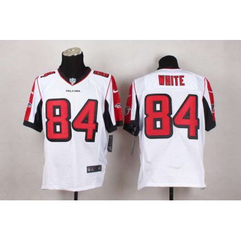 Men's Atlanta Falcons #84 Roddy White Nike White Elite Jersey