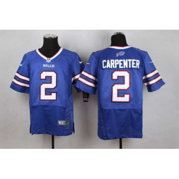 Men's Buffalo Bills #2 Dan Carpenter 2013 Nike Light Blue Elite Jersey