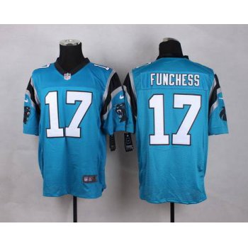 Men's Carolina Panthers #17 Devin Funchess Nike Light Blue Elite Jersey