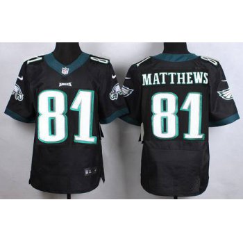 Men's Philadelphia Eagles #81 Jordan Matthews 2014 Nike Black Elite Jersey