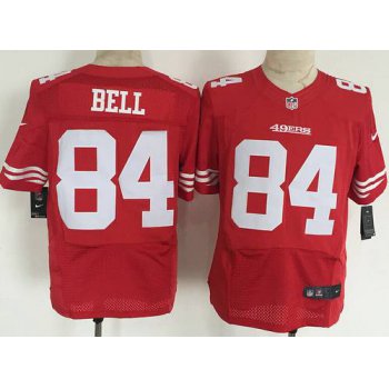 Men's San Francisco 49ers #84 Blake Bell Nike Red Elite Jersey