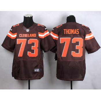 Nike Cleveland Browns #73 Joe Thomas 2015 Brown Elite Jersey