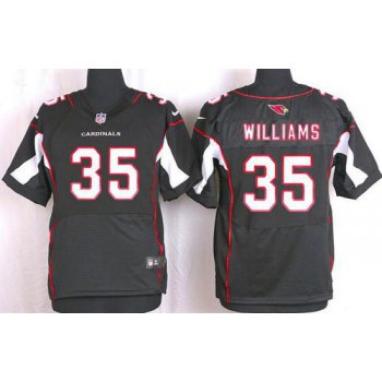 Men's Arizona Cardinals #35 Aeneas Williams Black Retired Player NFL Nike Elite Jersey