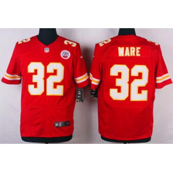 Men's Kansas City Chiefs #32 Spencer Ware Red Team Color NFL Nike Elite Jersey