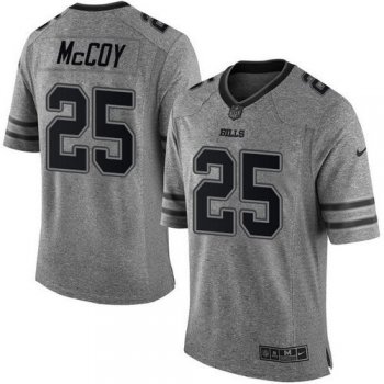 Nike Bills #25 LeSean McCoy Gray Men's Stitched NFL Limited Gridiron Gray Jersey