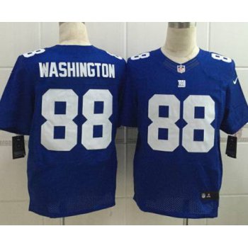 Nike New York Giants #88 Corey Washington Blue Elite Jersey