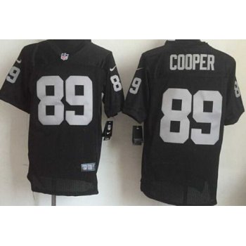 Nike Oakland Raiders #89 Amari Cooper Black Elite Jersey