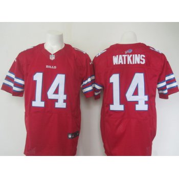 Men's Buffalo Bills #14 Sammy Watkins Red 2015 NFL Nike Elite Jersey