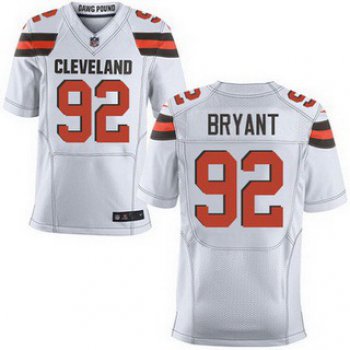 Men's Cleveland Browns #92 Desmond Bryant White Road 2015 NFL Nike Elite Jersey