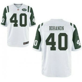 Men's New York Jets #40 Tommy Bohanon White Road NFL Nike Elite Jersey