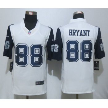 Nike Cowboys 88 Dez Bryant White Color Rush Limited Jersey