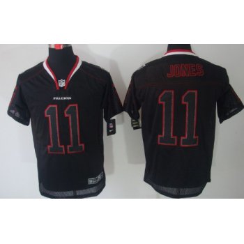 Nike Atlanta Falcons #11 Julio Jones Lights Out Black Elite Jersey