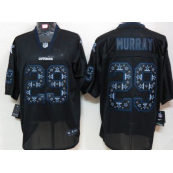 Nike Dallas Cowboys #29 DeMarco Murray Lights Out Black Ornamented Elite Jersey